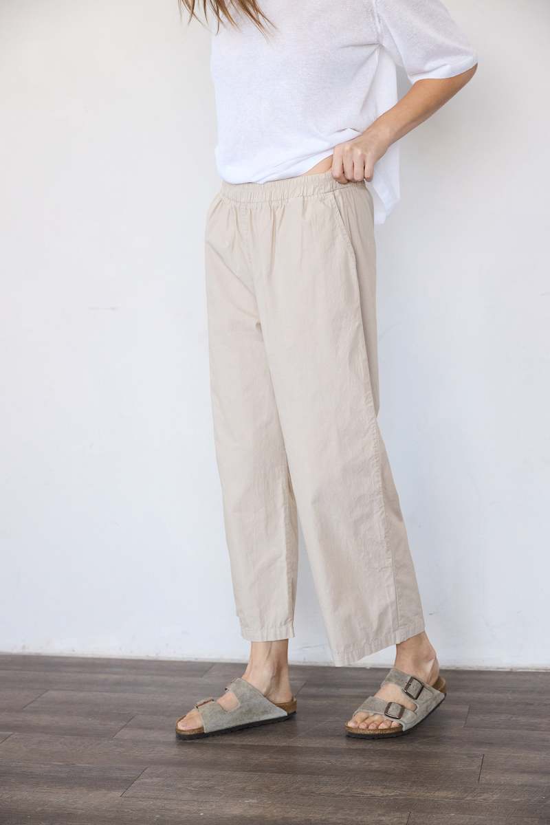 It Is Well L.A. Organic Cotton Poplin Crop Pant It Is Well L.A. Organic Cotton Poplin Crop Pant