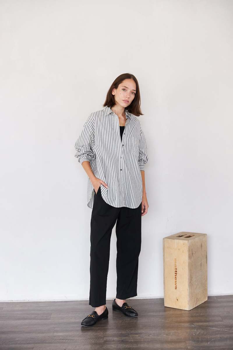It Is Well L.A. Organic Cotton Poplin Crop Pant It Is Well L.A. Organic Cotton Poplin Crop Pant