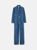 Concrete + Water Shoreditch Jumpsuit - Oslo Medium Wash - Thumbnail 5