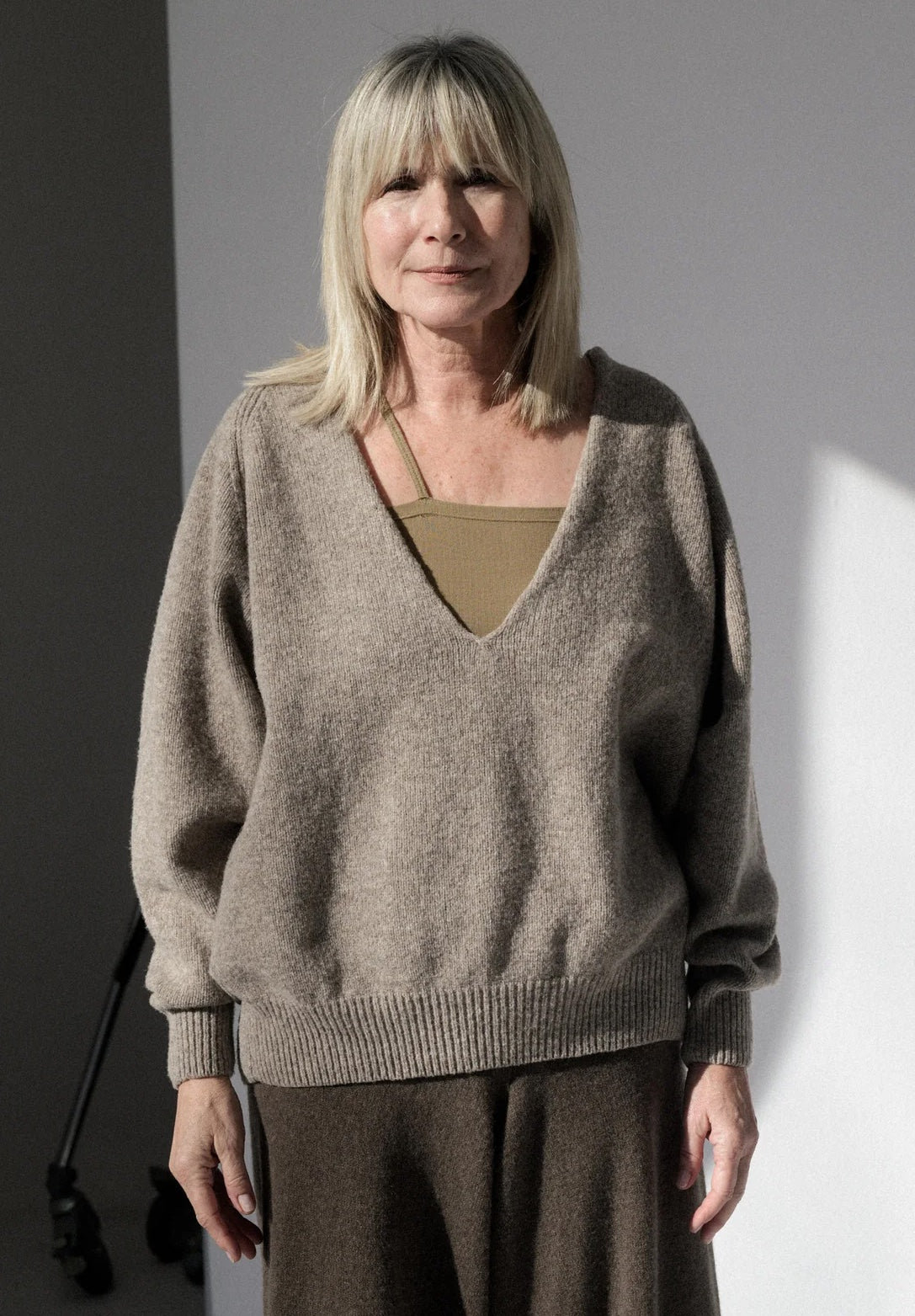 トップス baserange Soar V Neck Soar V Neck in Assortment | Arles merino wool | en | Baserange