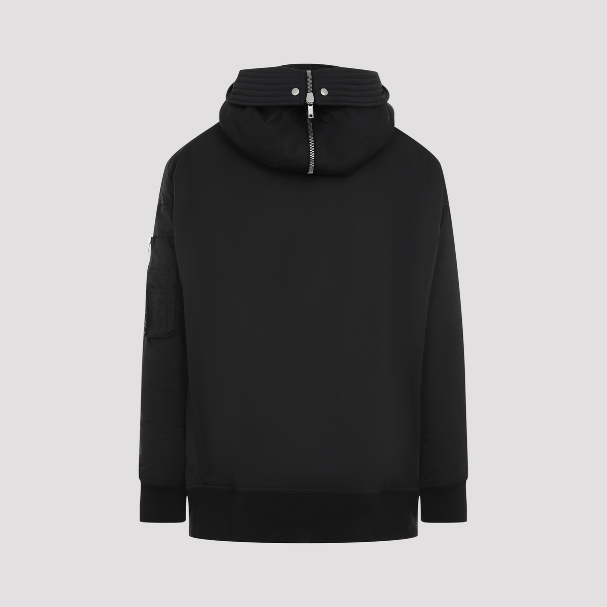 Rick Owens Drkshdw Hooded Long Bomber - black | Garmentory