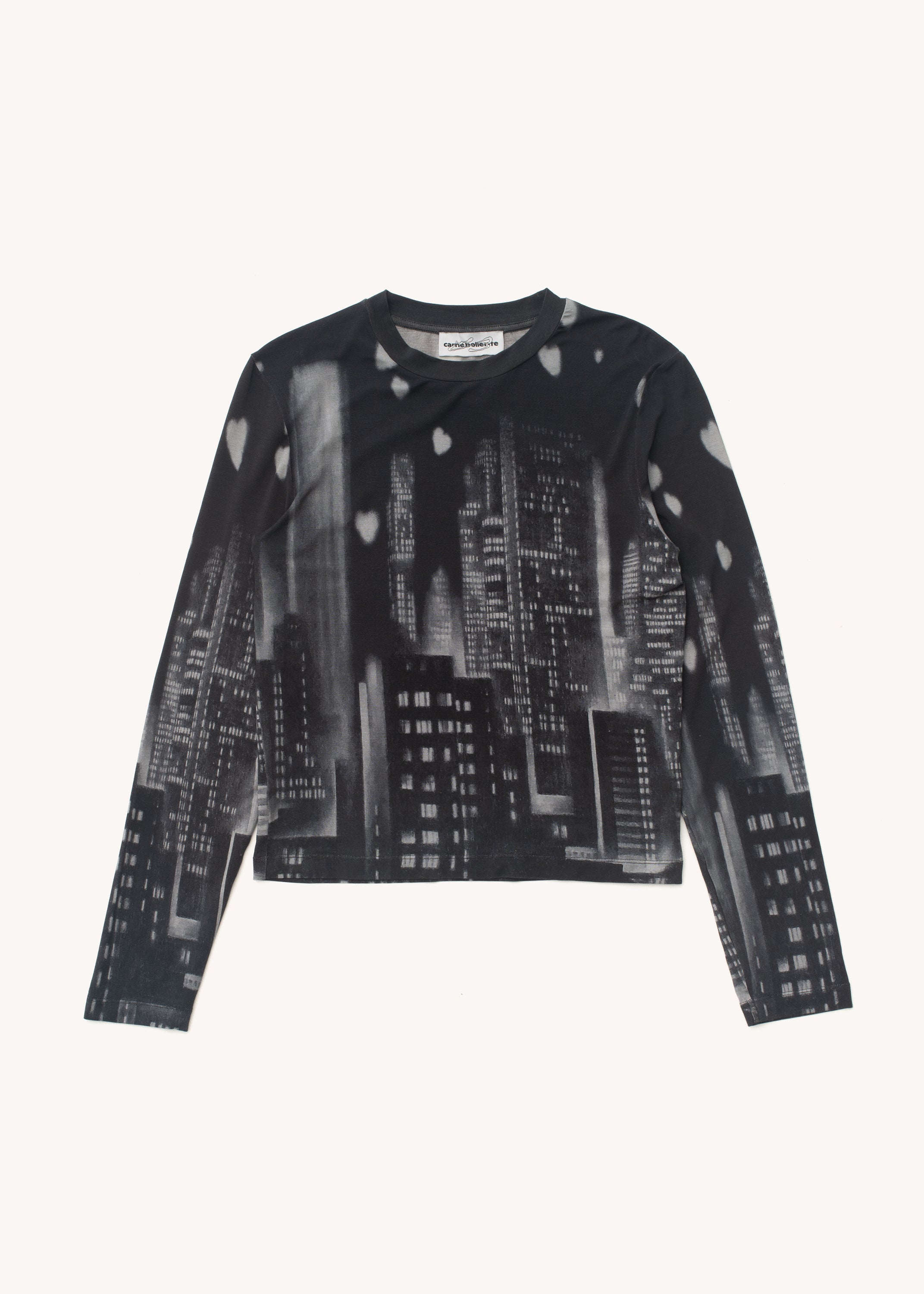 【Carne Bollente】Metropolitan Romance Carne Bollente Metropolitan Romance Cropped Tee | Garmentory