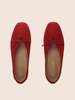 Maguire Prato Cherry Suede Ballerina - Red - Thumbnail 5