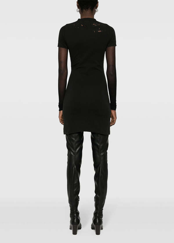balenciaga mesh dress Balenciaga Mesh Sleeve Dress
