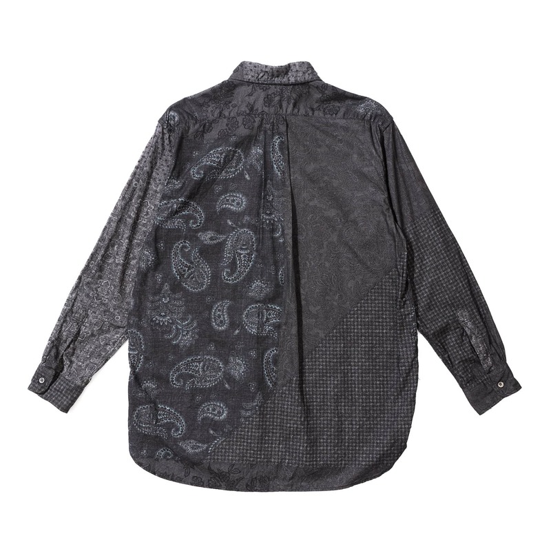 【S】engineered garments Engineered Garments 19 Century Cotton Shirt - Black/Grey
