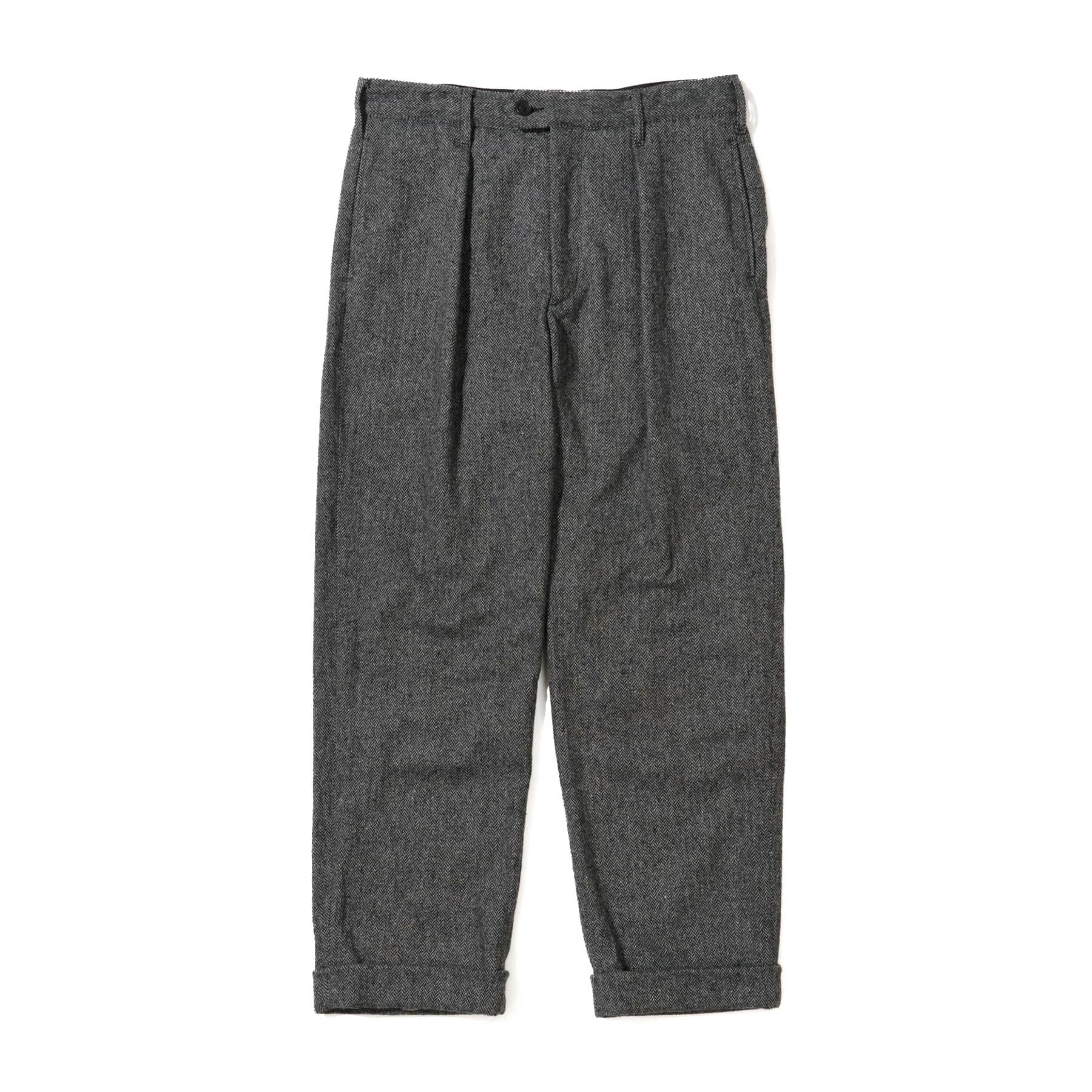 Engineered Garments Carlyle Pant - Grey Poly Wool Herringbone