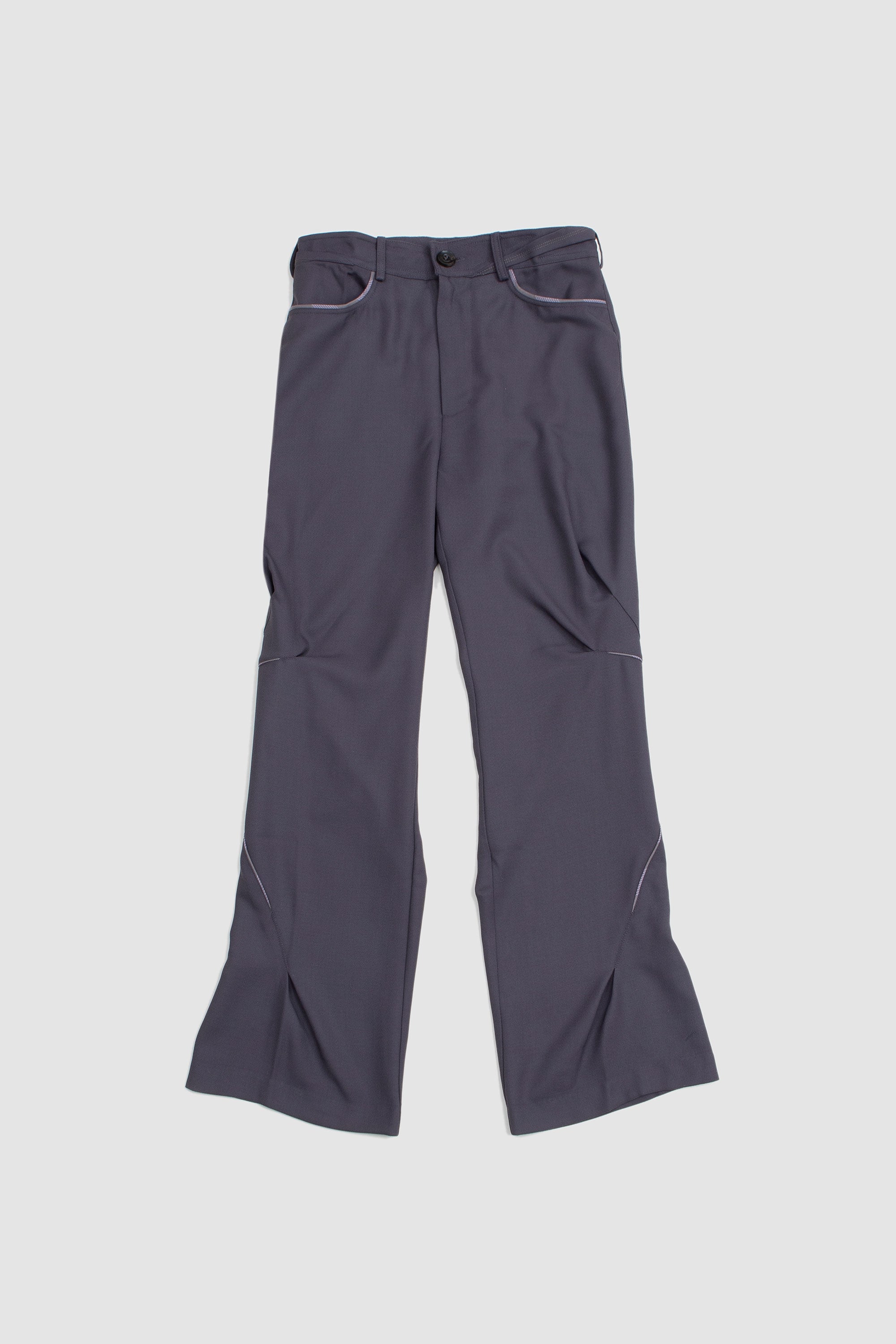 kiko kostadinov Ohne K-Dart Polywool Trousers - Iron Grey | Garmentory
