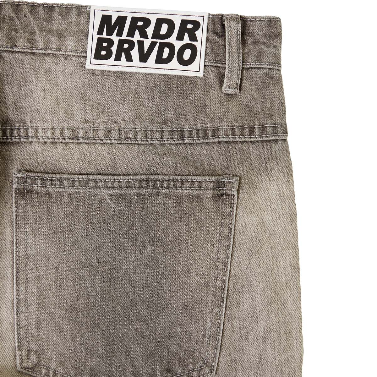 Who Decides War Scripture Denim Jeans - Vintage Grey | Garmentory
