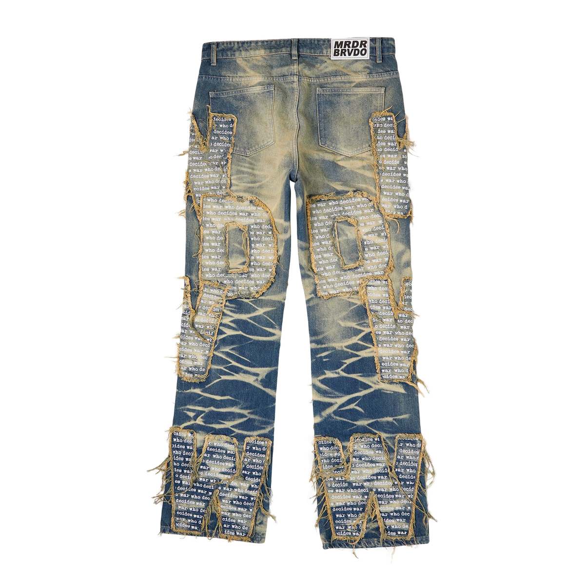 Who Decides War Mrdr Moto Denim - Indigo main image 1