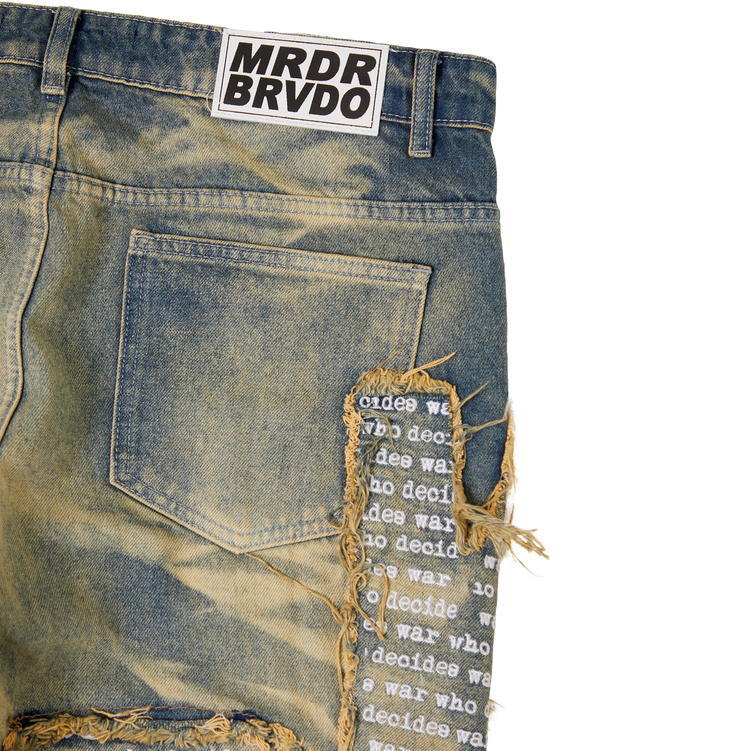 Who Decides War Mrdr Moto Denim - Indigo