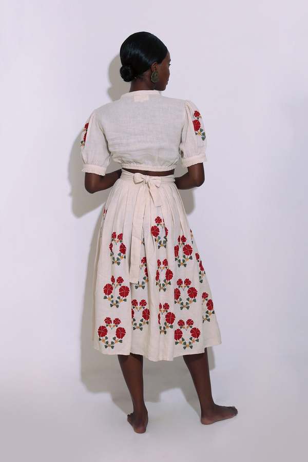 Carolina K Amalia Skirt - Natural