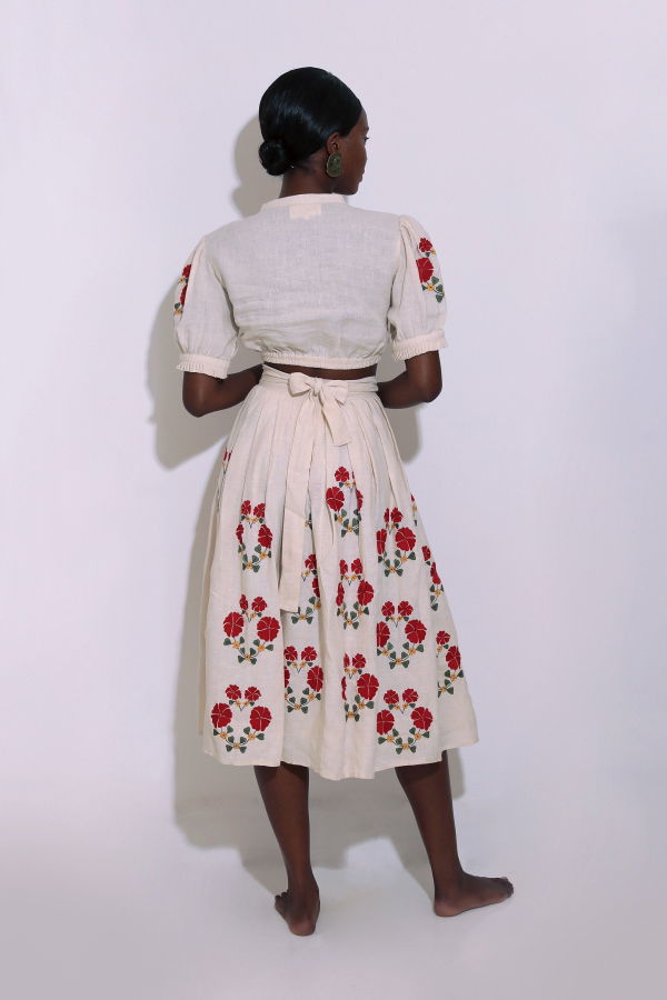 Carolina K Amalia Skirt - Natural