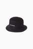 And Wander Cotton Twill Bucket Hat - Black - Thumbnail 1