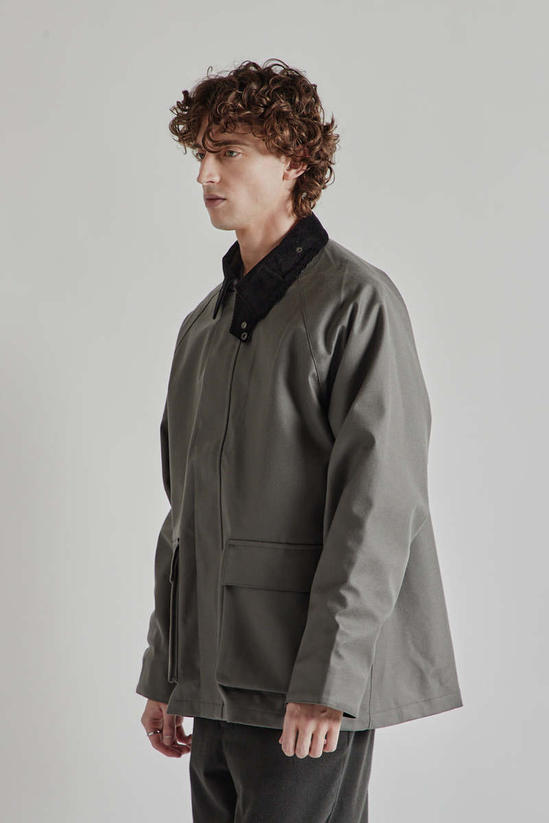 ジャケット・アウター STILL BY HAND 3-layer field jacket 46 Still By Hand 3 Layer Field Jacket - Greige | Garmentory