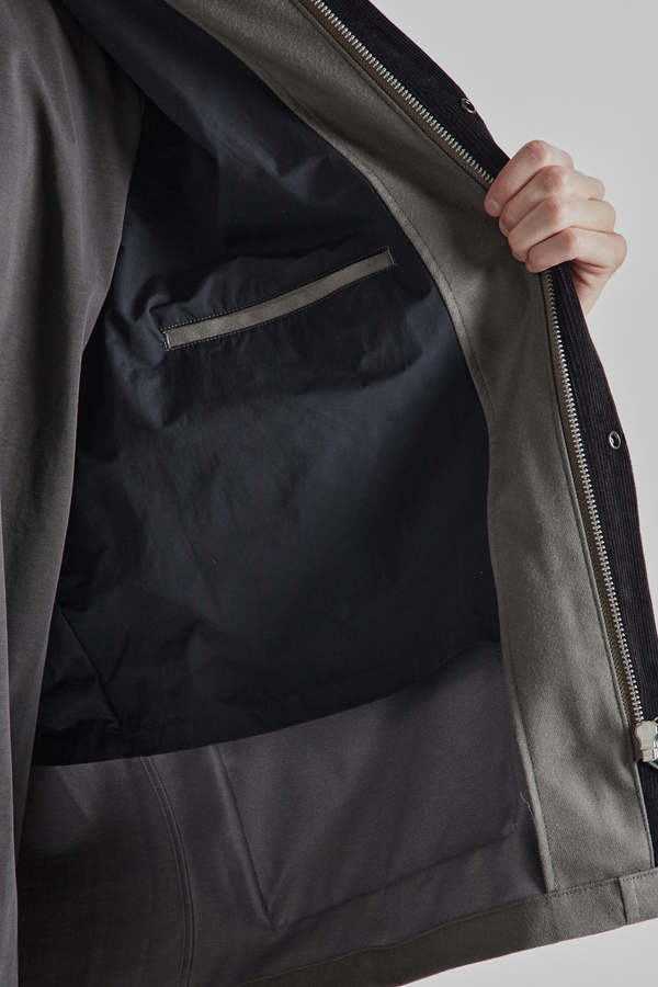 Still By Hand 3 Layer Field Jacket - Greige | Garmentory