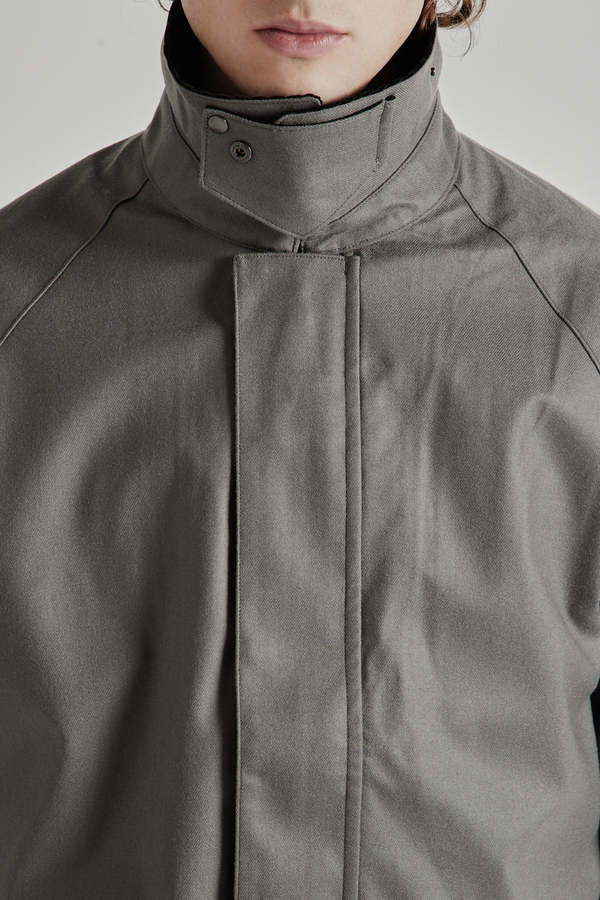 Still By Hand 3 Layer Field Jacket - Greige | Garmentory