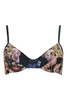 Carolina K Cala Bikini Top - Exotic Bird Black - Thumbnail 1