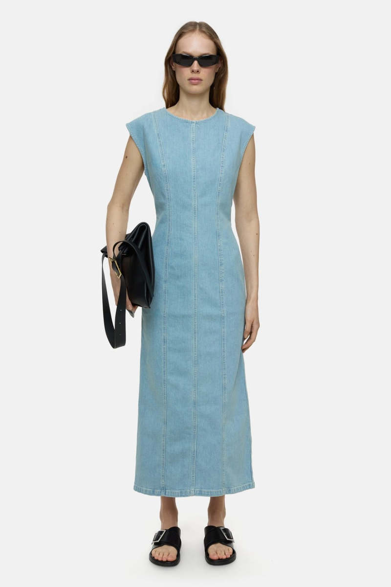 closed denim dress Denim Dress