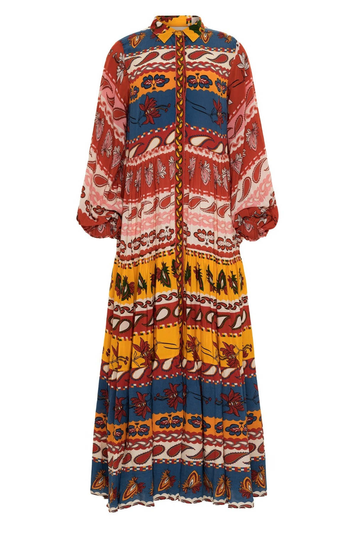 Carolina K Josefina Dress - Paisley Blue - Image 1 of 1