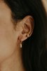 Sierra Winter Jewelry Open Bar Hoop Earrings - Thumbnail 4