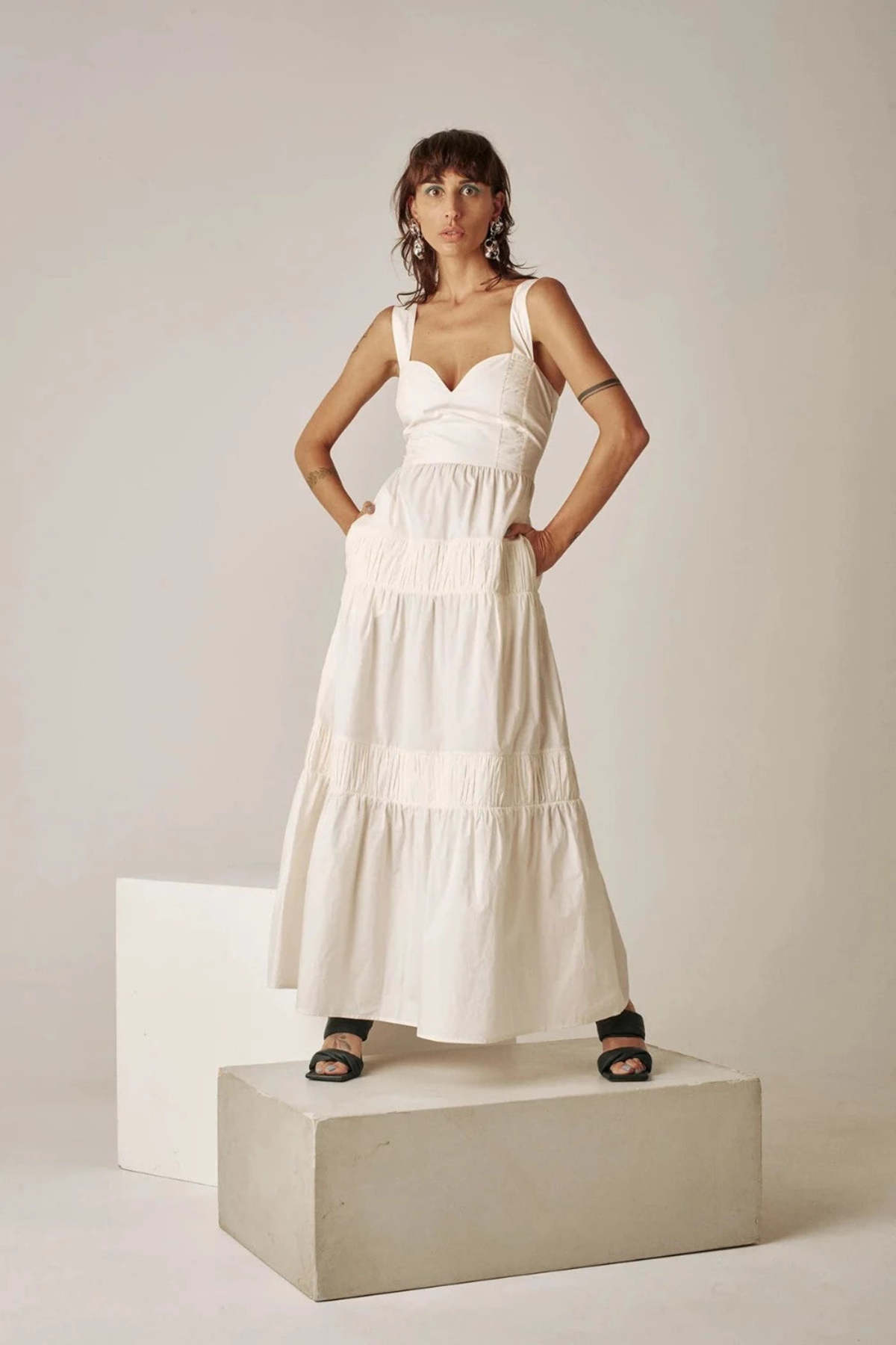 Carolina K Kuna Dress - Gardenia - Image 1 of 2