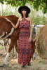Carolina K Liz Dress - Ikat Terracotta - Thumbnail 1