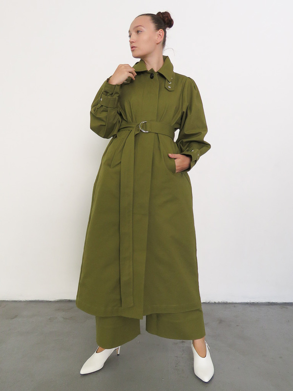 Mr. Larkin Ida Trench - Olive Mr. Larkin Ida Trench - Olive
