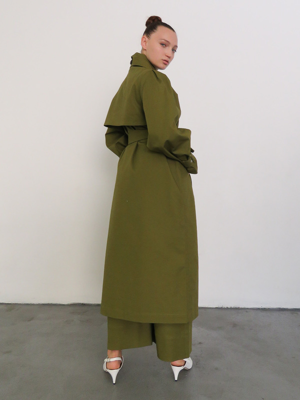 Mr. Larkin Ida Trench - Olive Mr. Larkin Ida Trench - Olive