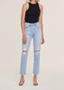 AGOLDE Riley High Rise Straight Crop Jeans - Thumbnail 4