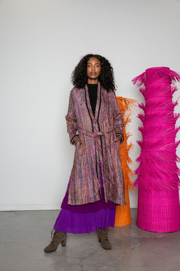 Carolina K Rua Coat - Multi Purple