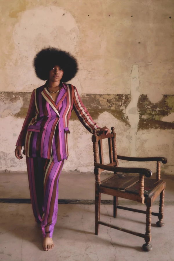 Carolina K Terra Blazer - Stripes