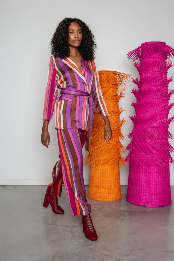 Carolina K Terra Blazer - Stripes