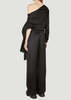MM6 Maison Margiela Dropped Shoulder Jumpsuit - Black - Thumbnail 2
