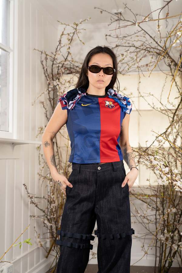 K*様 RENATA BRENHA FUTEBOL FRUFRU TOP Renata Brenha Upcycled Futebol Frufru Top - Multicolor | Garmentory