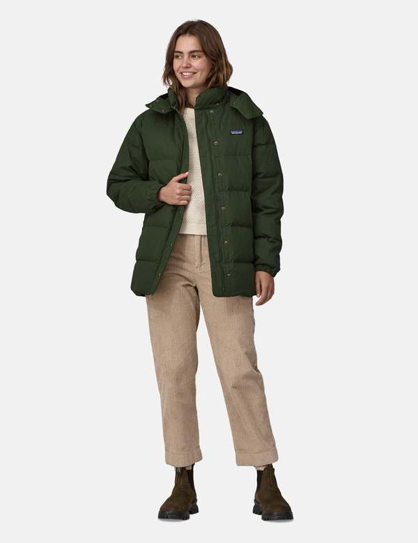 torrey pine patagonia women's down with it jacket green