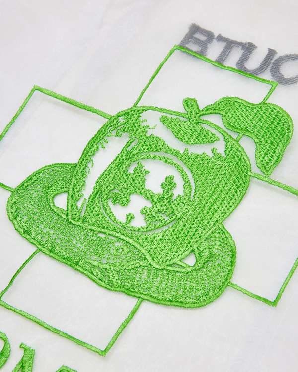 Undercover X Brigitte Tanaka Embroidery Nylon Organza Bag - Whitew