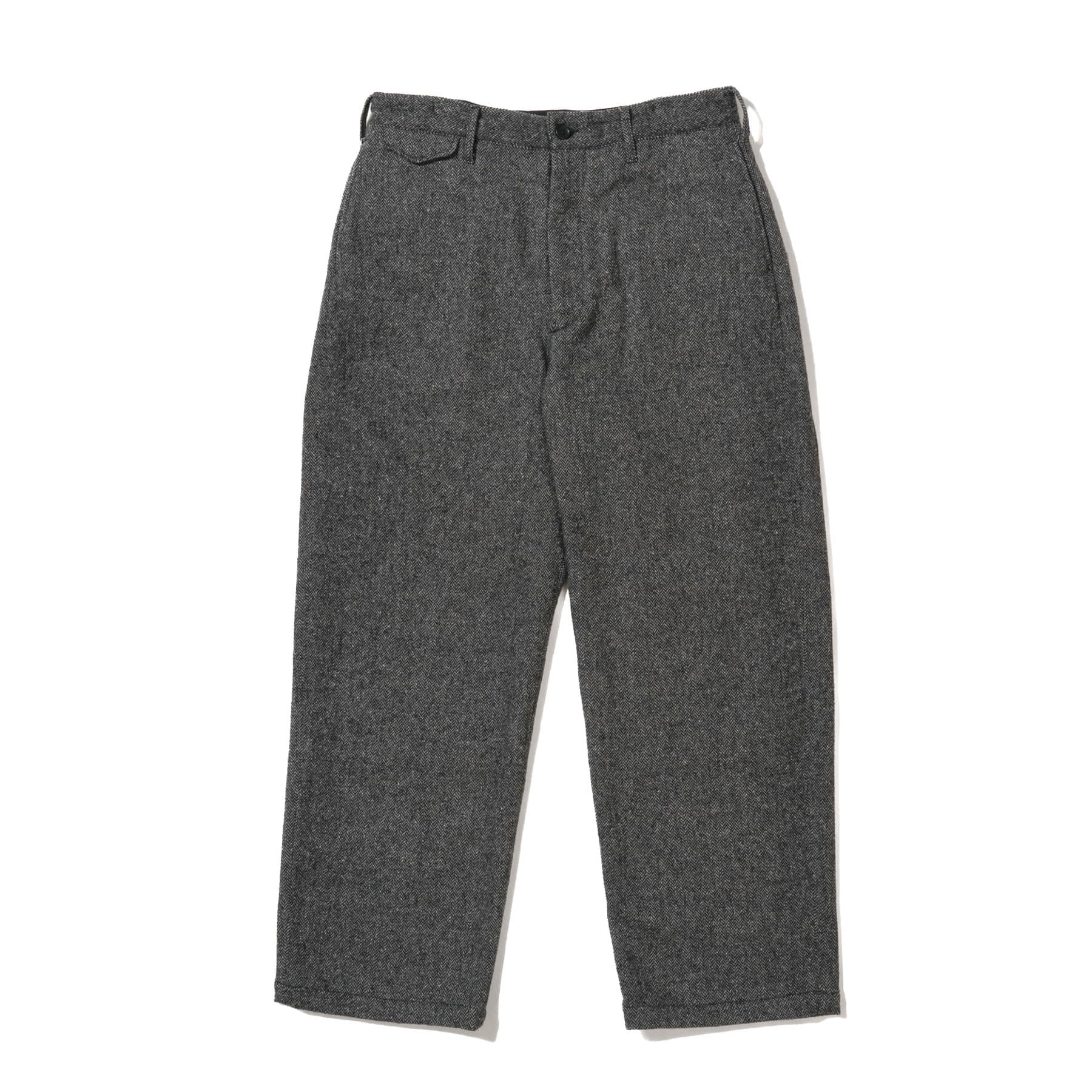 Engineered Garments Poly Wool Herringbone Officer Pant - Grey