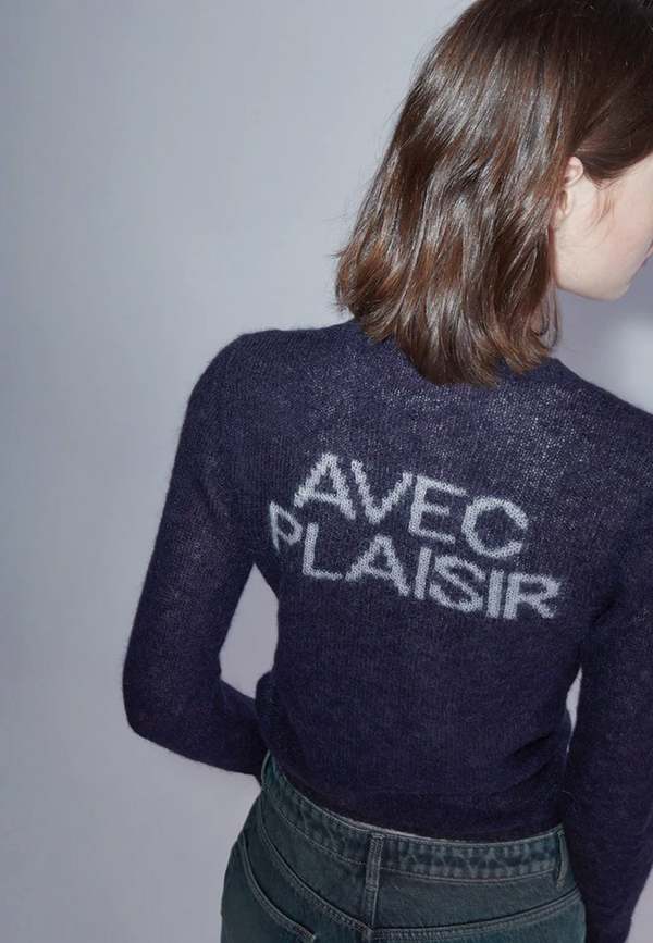 Paloma Wool Alone Knit Sweater - Navy | Garmentory