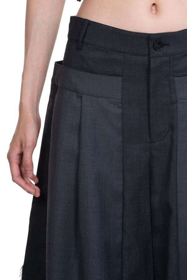 Feng Chen Wang Deconstruction Patchwork Trousers | Garmentory