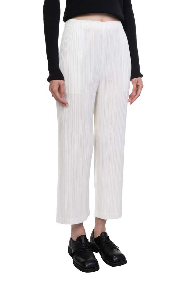 Pleats Please by Issey Miyake Thicker Bottoms 1 - Off White