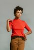 Carleen Mockneck Siren Tee - Red Rib - Thumbnail 4