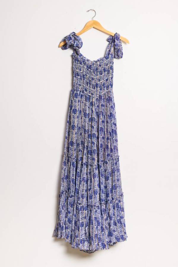 ne quittez pas Blue Lurex Romper ne quittez pas Blue Lurex Romper