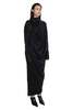 YEHUAFAN Draped Dress - Black - Thumbnail 2