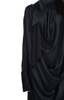 YEHUAFAN Draped Dress - Black - Thumbnail 4