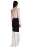 Peng Tai Layered Maxi Skirt - Black/Ivory - Thumbnail 3