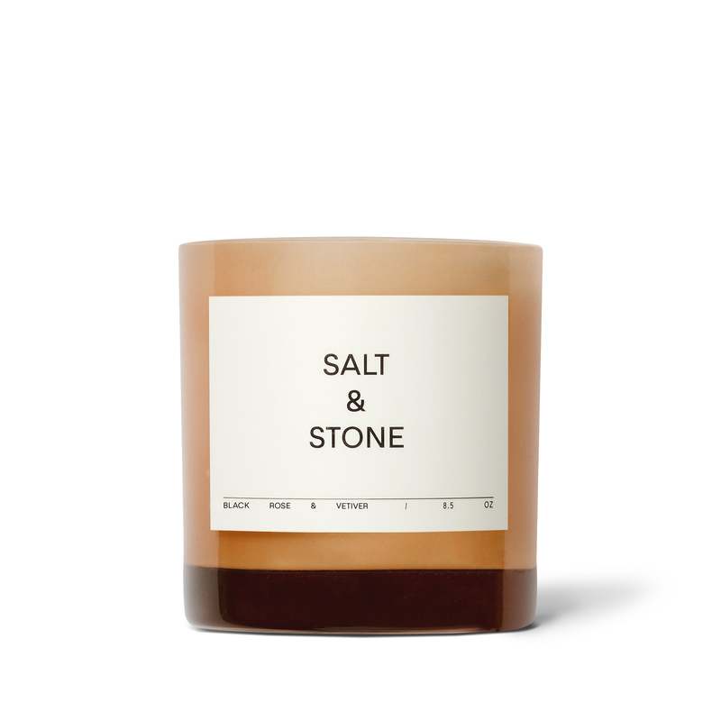 Salt & Stone Candle Black Rose & Oud Garmentory