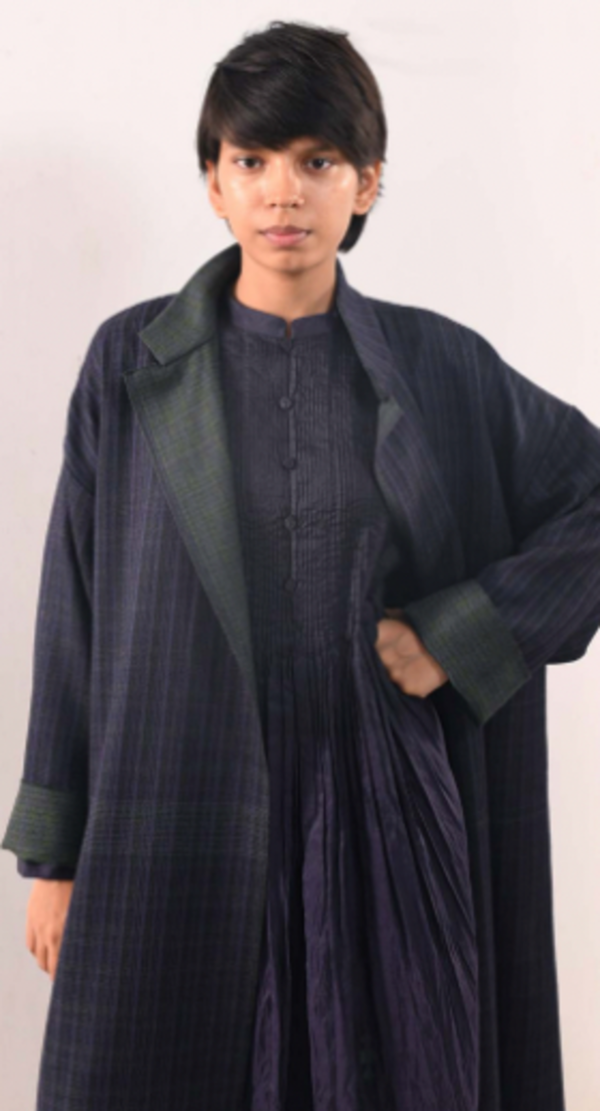 Maku Textiles Vine Jacket - Green/Violet | Garmentory