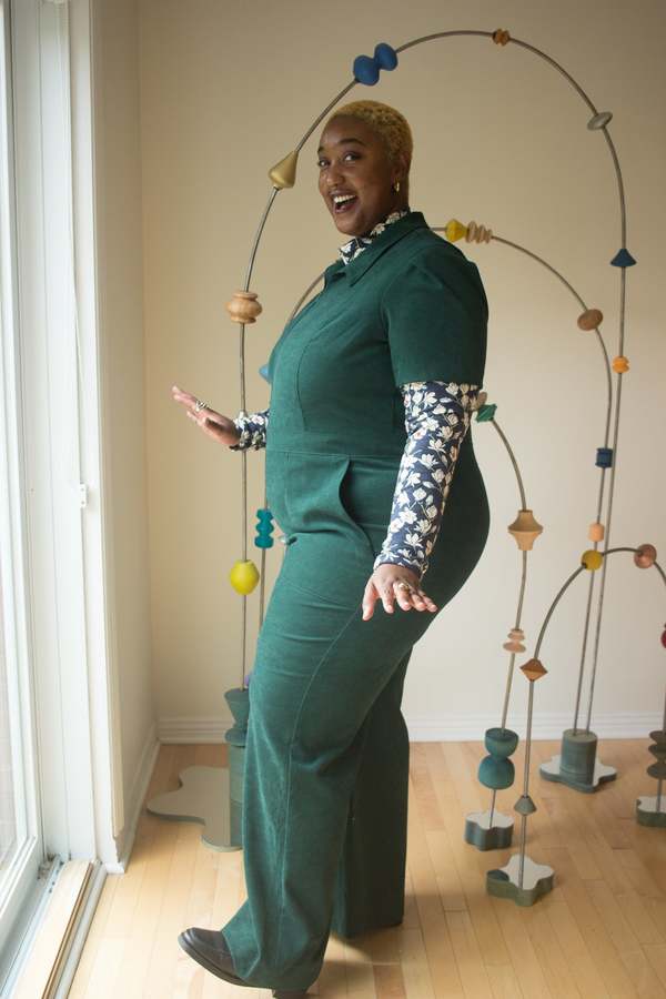 Birds of North America Tyrannulet Jumpsuit - Conifer