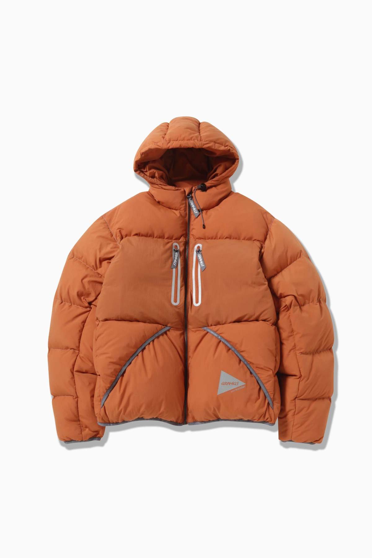 Gramicci x And Wander Woven Down Jacket - Orange | Garmentory