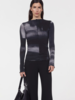 Rodebjer Columbina Jersey Top - Black - Thumbnail 4